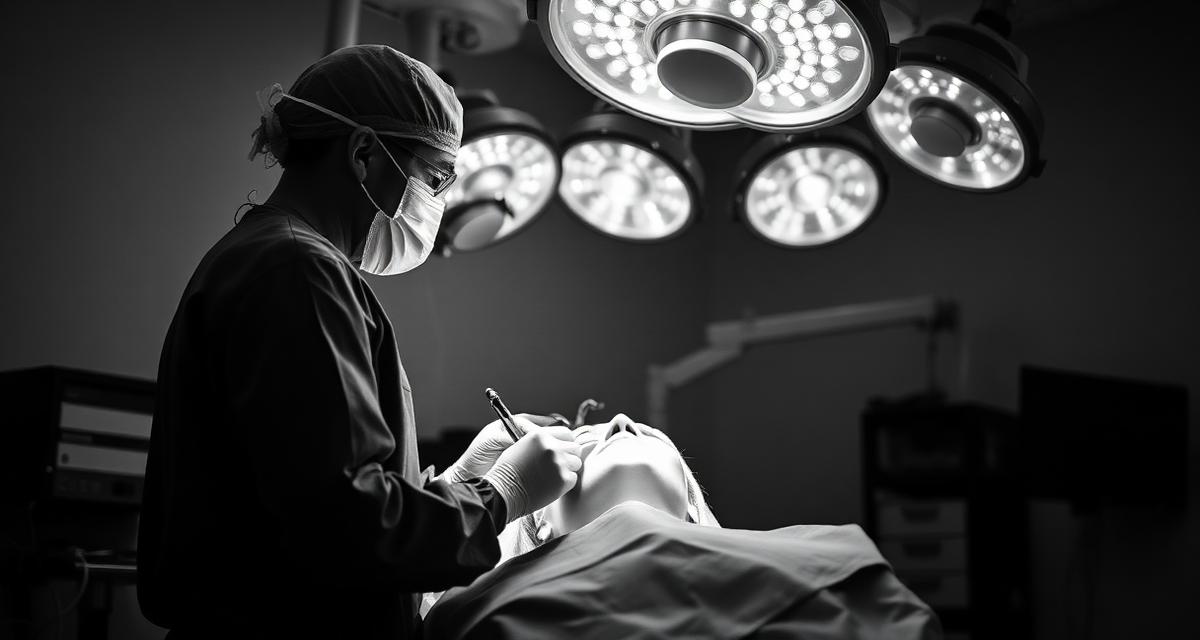 Cosmetic surgeon performing a procedure in operating room